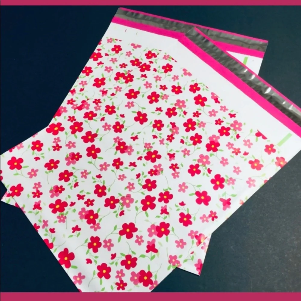 24ct ~ 10x13’ Designer PolyMailers Variety Pack ~BONUS~24ct Free Stickers 🌿🆕🌿